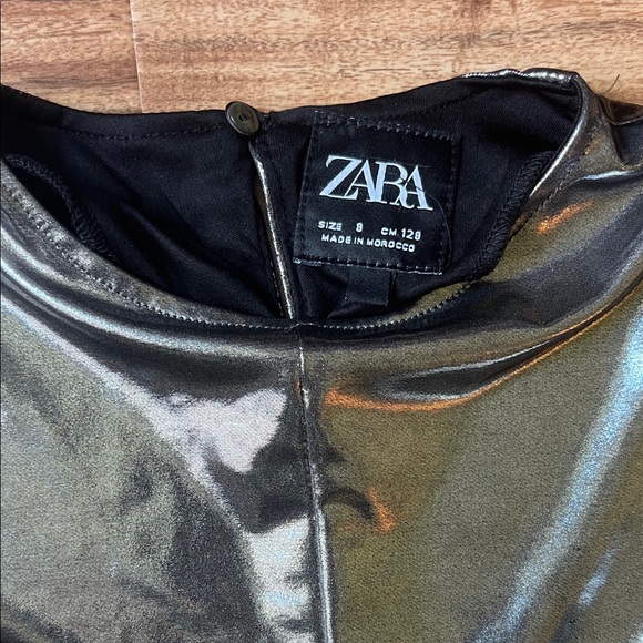 5 Zara Kids Holiday Bundle Sequined Dress Cable Knit Sweater Sparkly size 8-9 - Picture 9 of 12